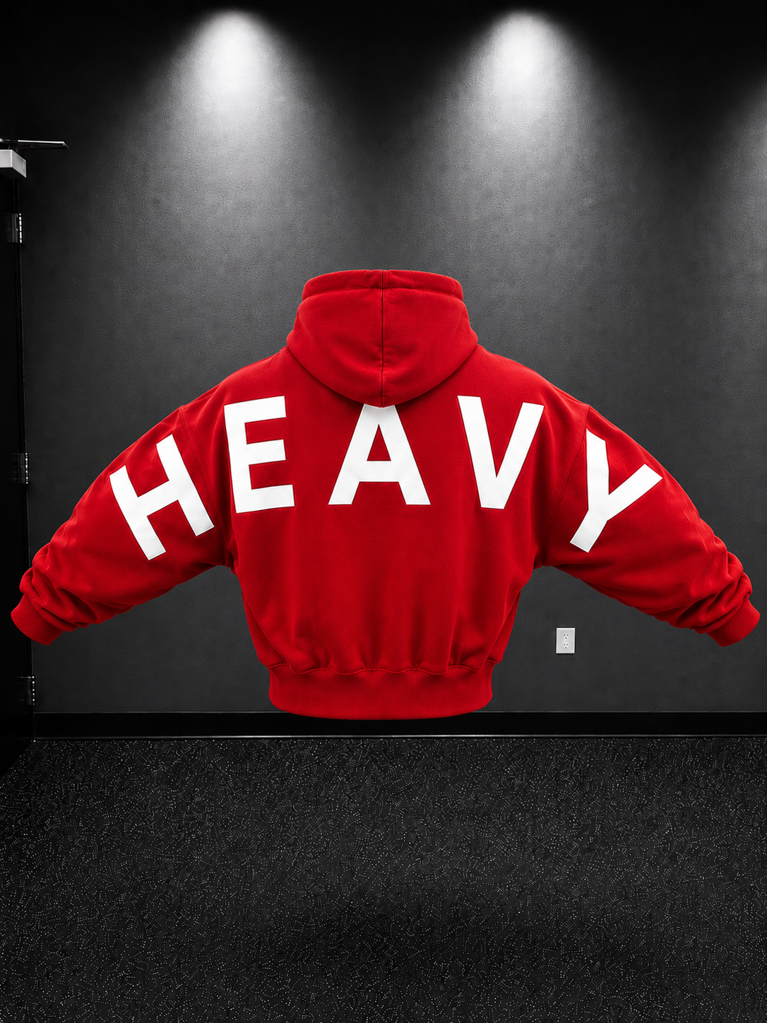 Preorder-Heavy cropped zip up hoodie