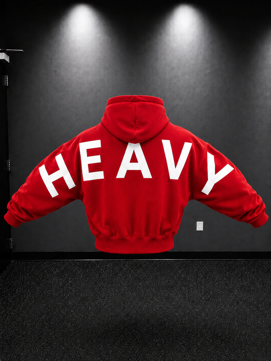 Preorder-Heavy cropped zip up hoodie