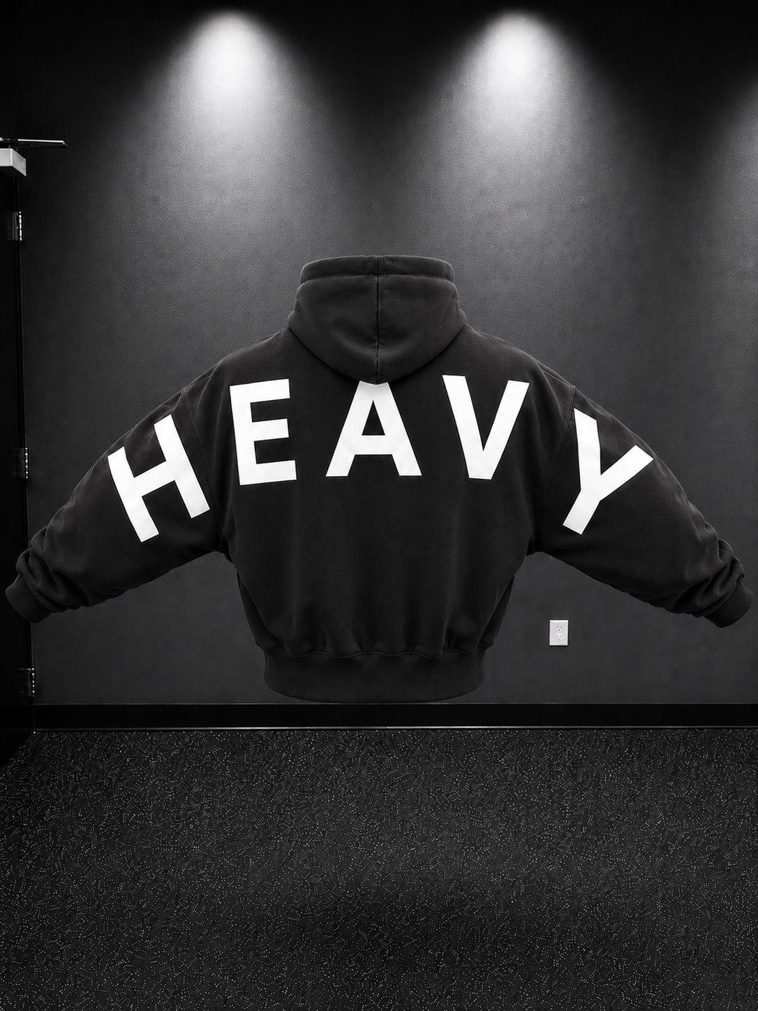 Preorder-Heavy cropped zip up hoodie